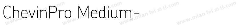ChevinPro Medium字体转换